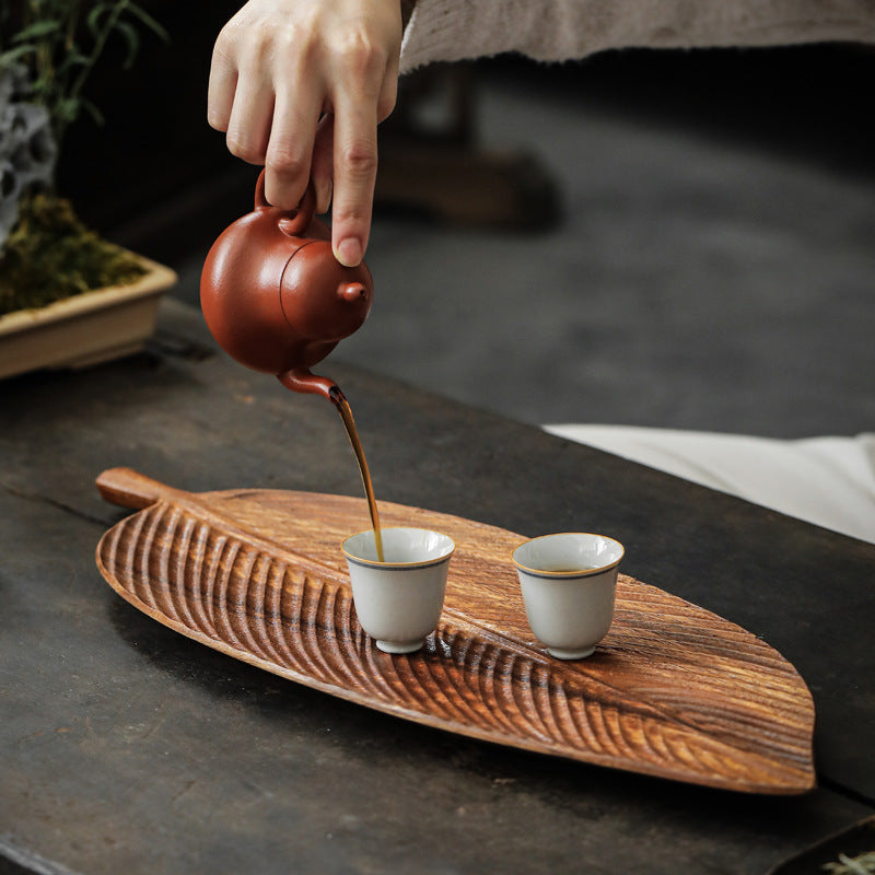 Walnut tea tray