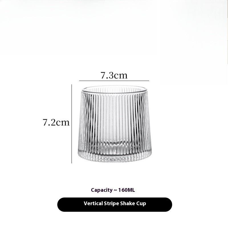 Tlife · Whirling · Cup with Thickened Glass Tumbler Wine Glass Rotary Cup Foreign Wine Cup | Rotate