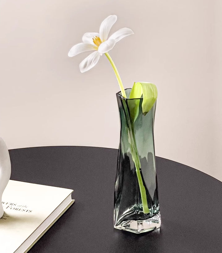 Tlife · Beauty · Vase Light Luxury High-end Ornament Flower Arrangement Living Room Glass Creative Art | Ermei