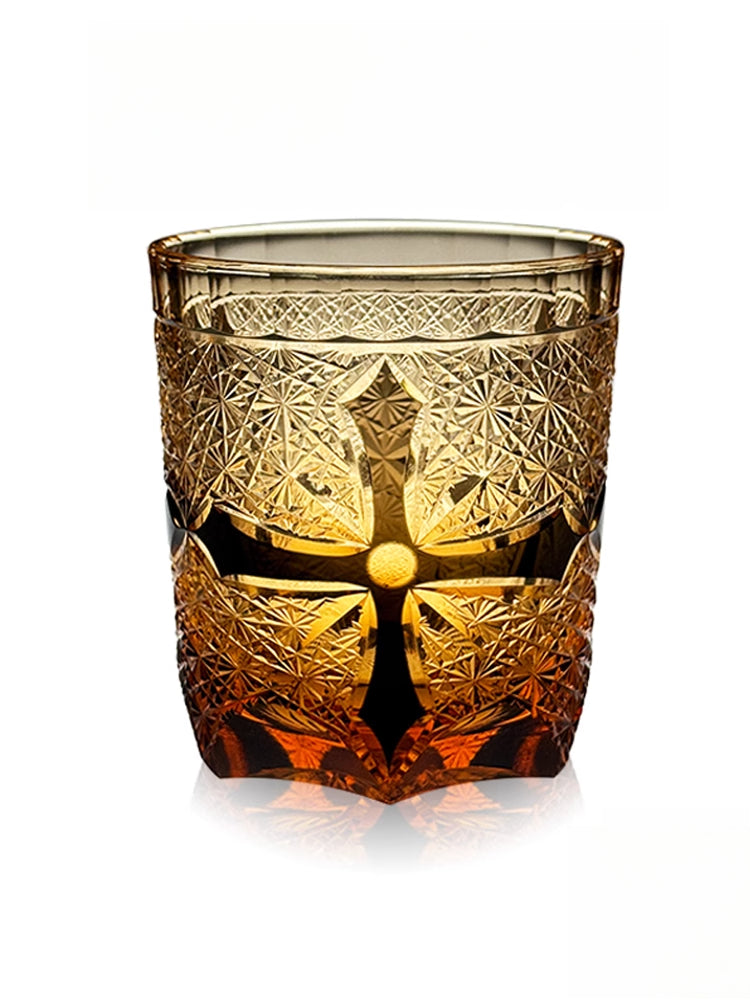 Cross Kro Edo Cut Whiskey Crystal Glass Wine Glass High-end Light Luxury Gift for Girls
