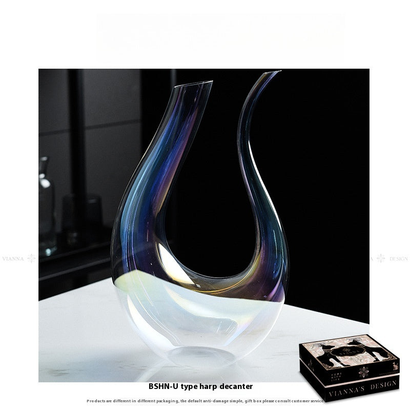 Rainbow Burgundy Glass Wine Glass Goblet Champagne Glass Wine Glass