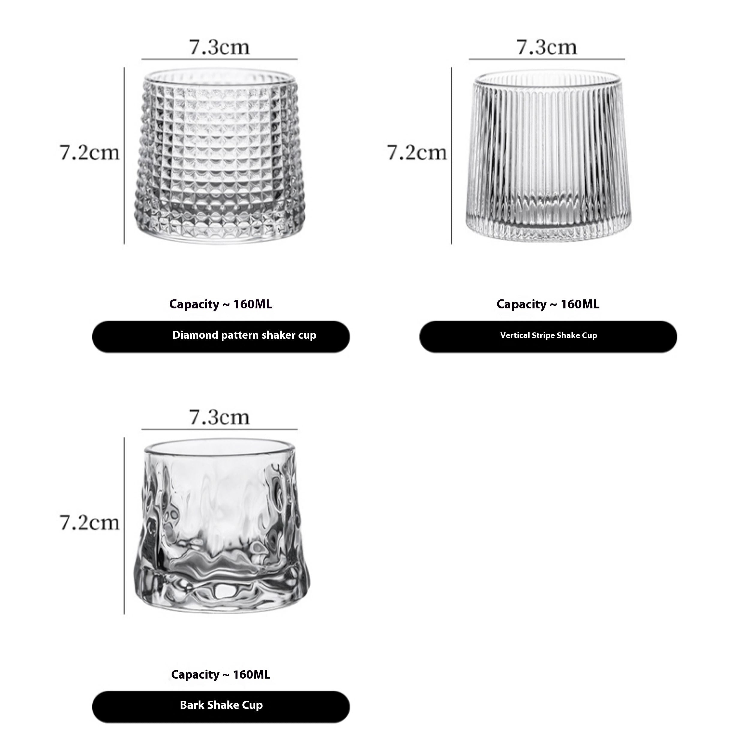 Tlife · Whirling · Cup with Thickened Glass Tumbler Wine Glass Rotary Cup Foreign Wine Cup | Rotate