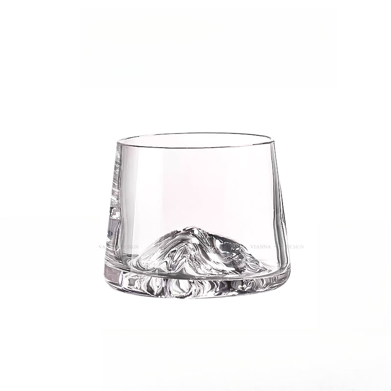 Shu Snow Mountain · Suns Whiskey Glass Glacier Glass Spirits Foreign Wine Cup Guanshan Cup for Men