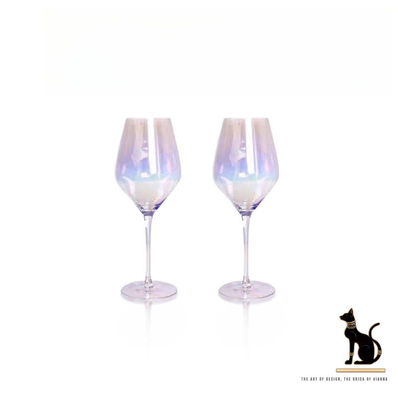 Rainbow Burgundy Glass Wine Glass Goblet Champagne Glass Wine Glass