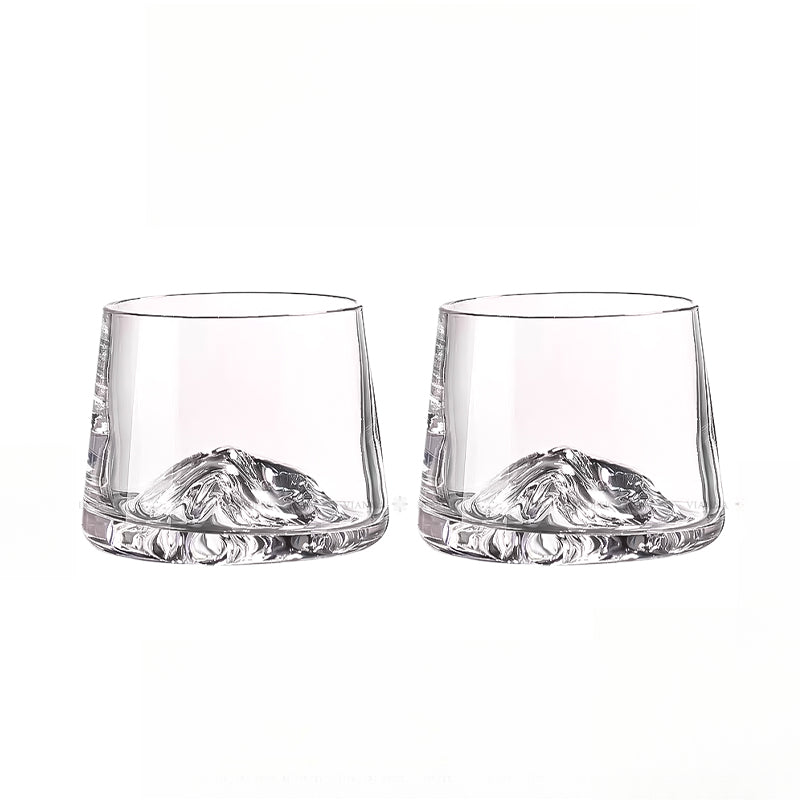 Shu Snow Mountain · Suns Whiskey Glass Glacier Glass Spirits Foreign Wine Cup Guanshan Cup for Men