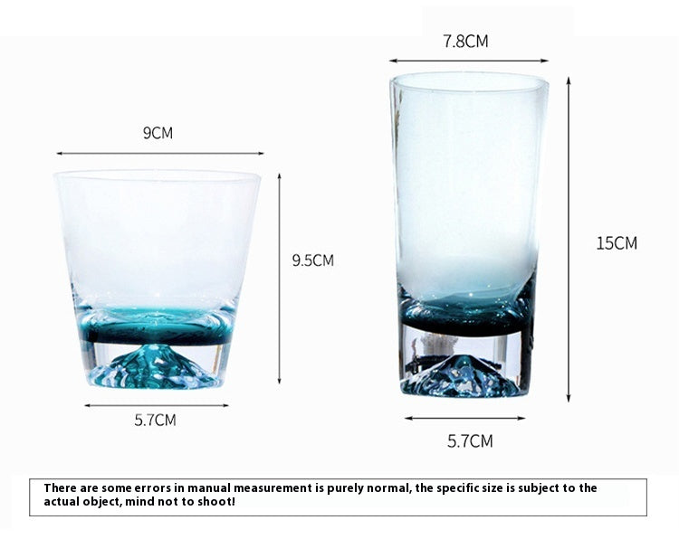 Cups, glasses, high-end whiskey wine glasses, foreign wine glasses, crystal household | Snow Mountain