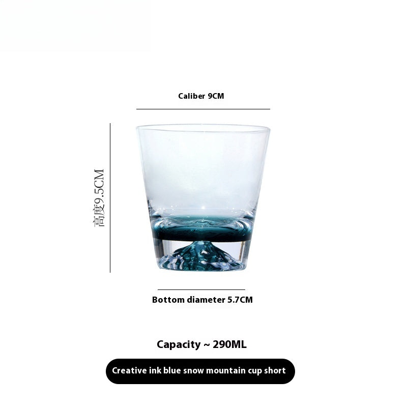 Cups, glasses, high-end whiskey wine glasses, foreign wine glasses, crystal household | Snow Mountain