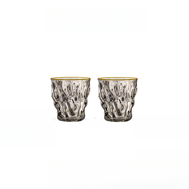 Thick bottom · MKSN creative vertical pattern glass water cup high temperature resistant tea cup beer cup juice cup