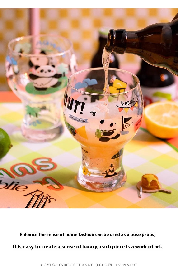 Beer Cup Girl Cute Household Juice Cup Creative Draft Beer Glass | Mori You