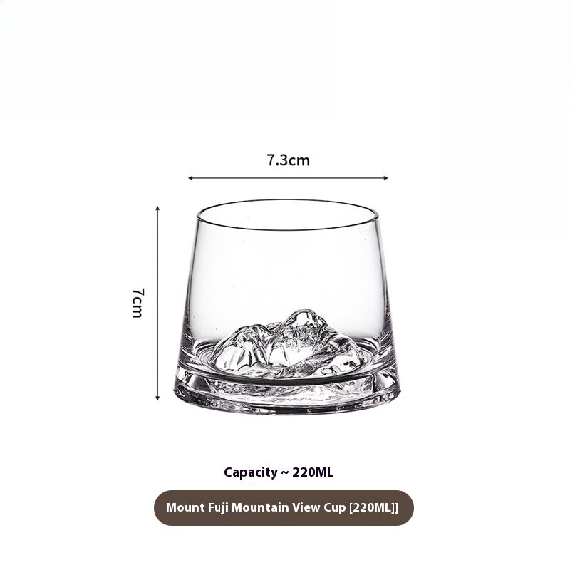 Cup Set Japanese Glass Tea Set Master Cup Creative Beer Mug | Fuji