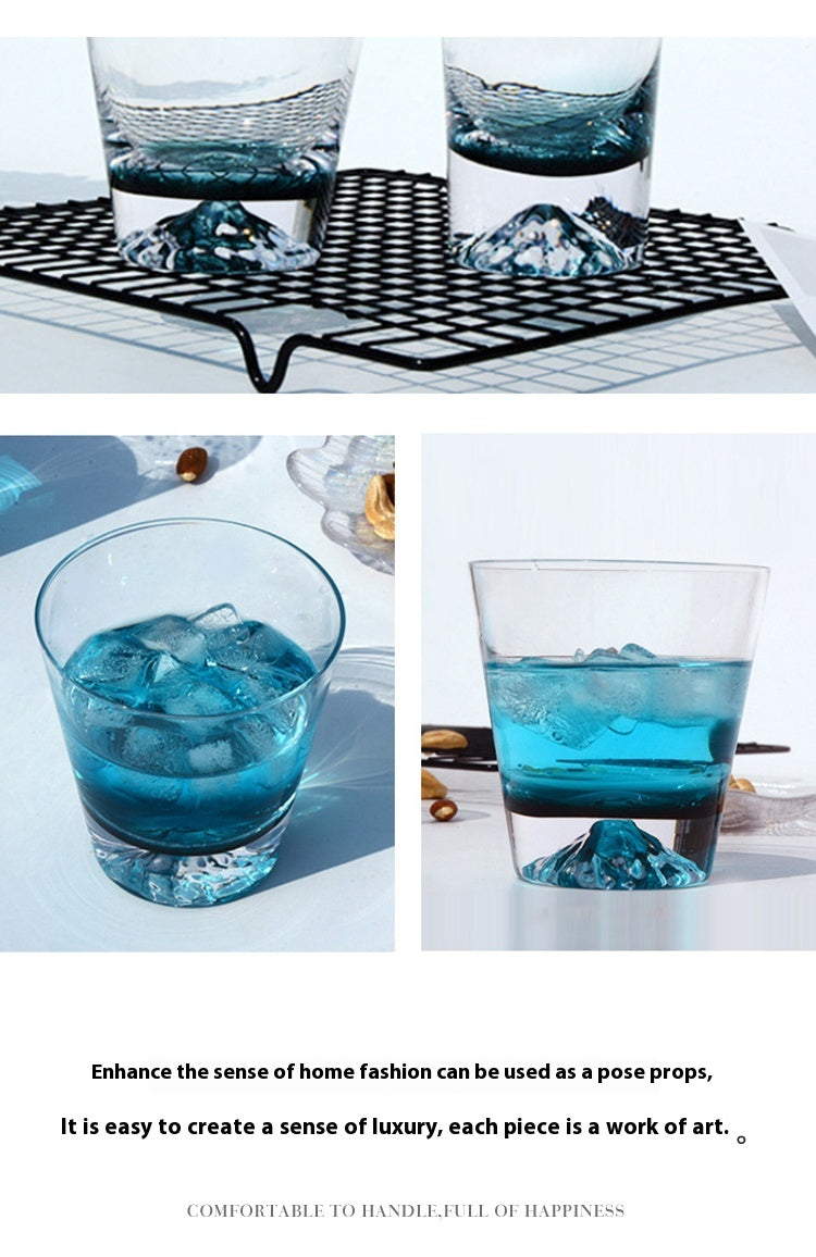 Cups, glasses, high-end whiskey wine glasses, foreign wine glasses, crystal household | Snow Mountain