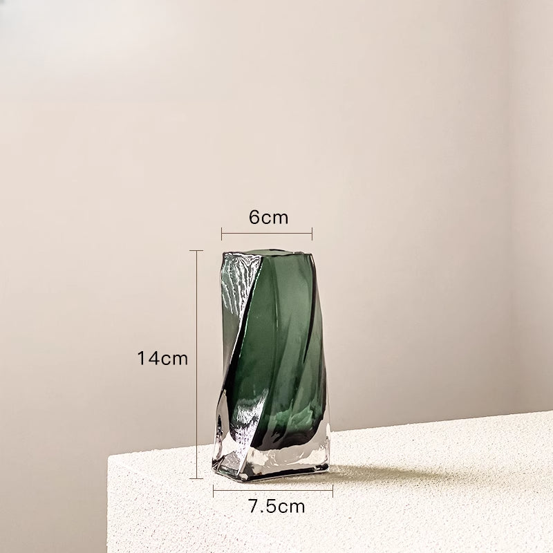 Tlife · Beauty · Vase Light Luxury High-end Ornament Flower Arrangement Living Room Glass Creative Art | Ermei