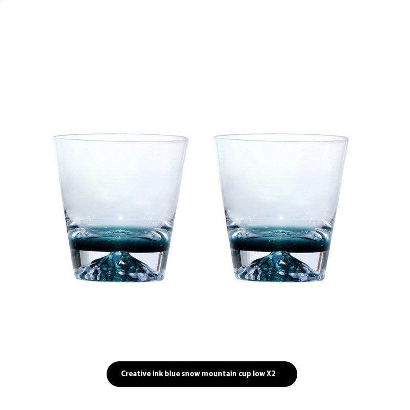 Cups, glasses, high-end whiskey wine glasses, foreign wine glasses, crystal household | Snow Mountain