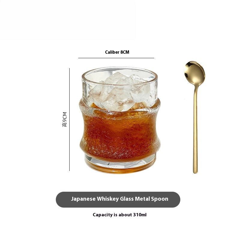 Cup Glass Japanese Creative Personality Whiskey Cup Creative Coffee Cup | Hanging Ice