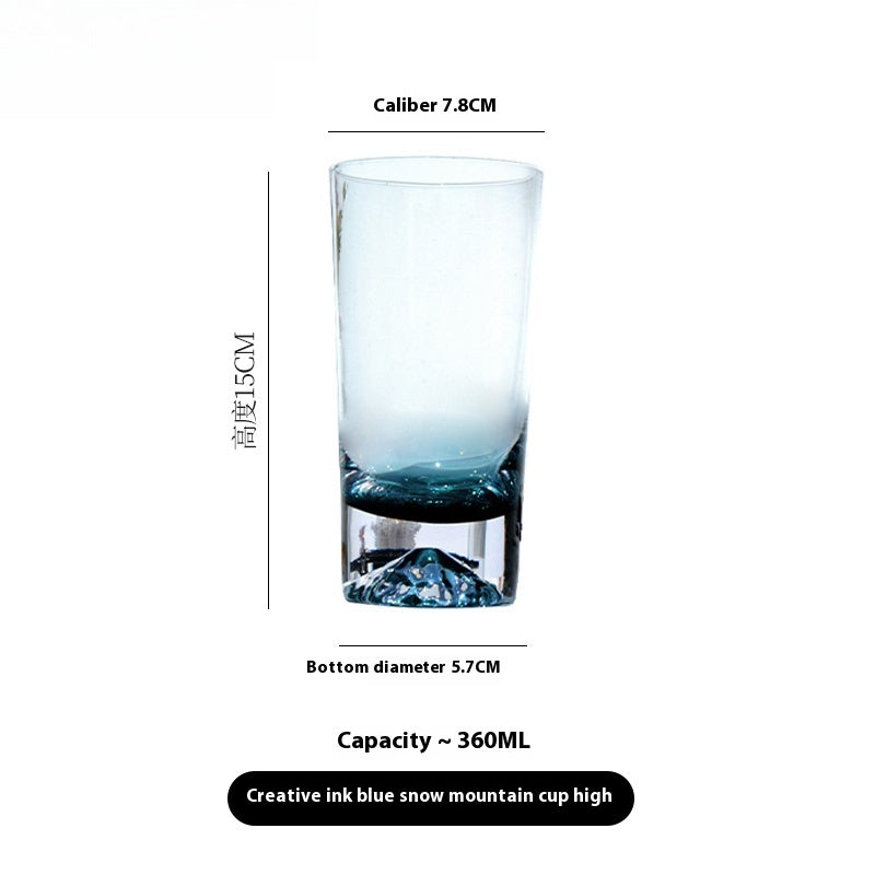 Cups, glasses, high-end whiskey wine glasses, foreign wine glasses, crystal household | Snow Mountain