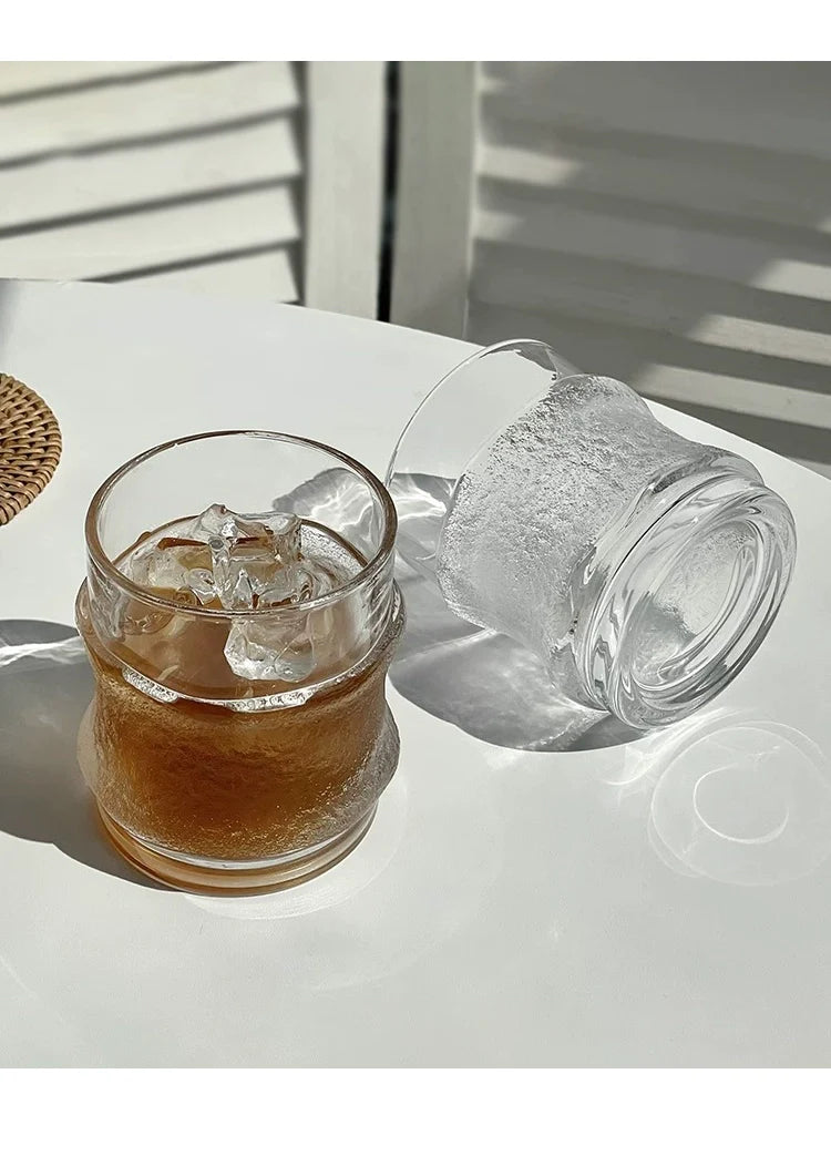 Cup Glass Japanese Creative Personality Whiskey Cup Creative Coffee Cup | Hanging Ice