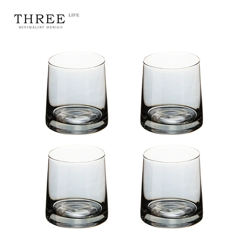 Glass high value cup high sense whisky glass water cup | overflow color