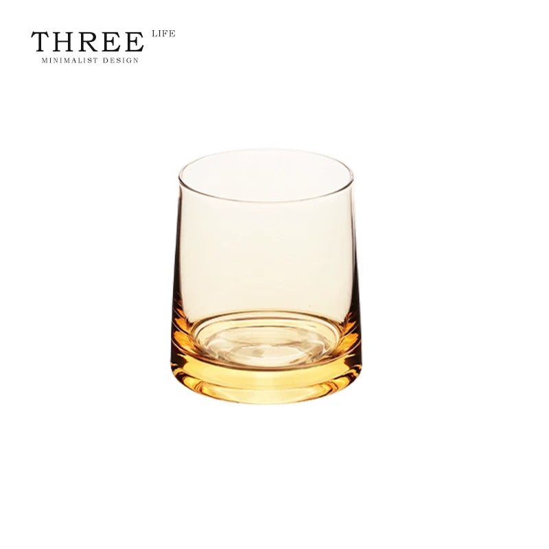 Glass high value cup high sense whisky glass water cup | overflow color
