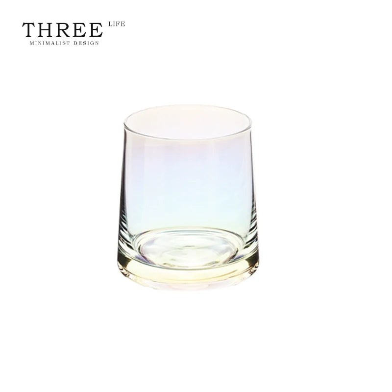 Glass high value cup high sense whisky glass water cup | overflow color