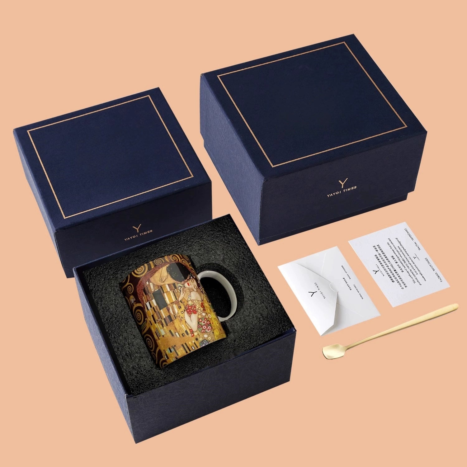 Afternoon Tea Mug European Small Luxury Cup Rimt Famous Painting Gift Box