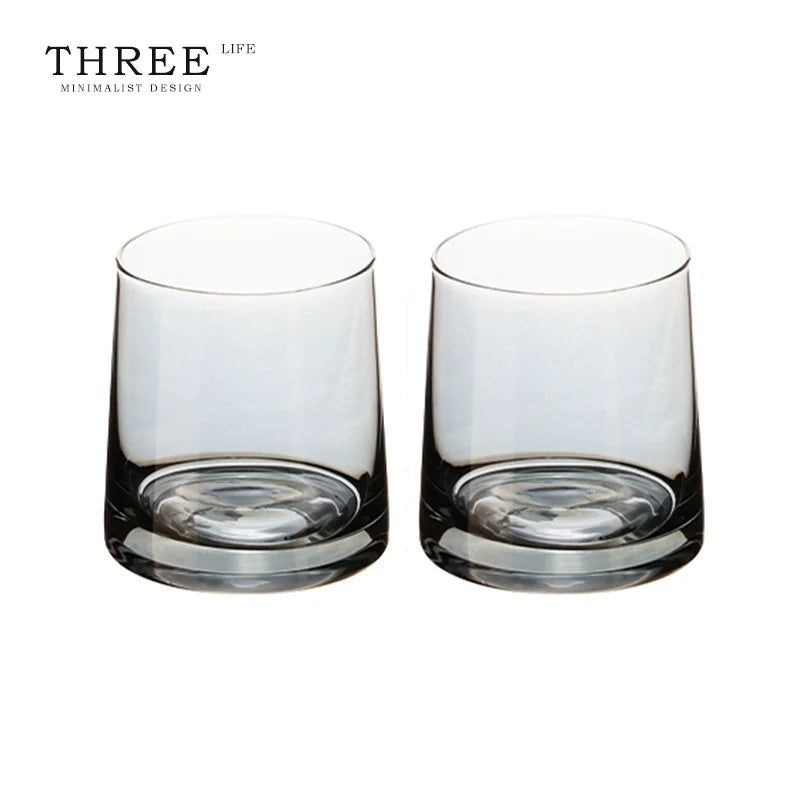 Glass high value cup high sense whisky glass water cup | overflow color