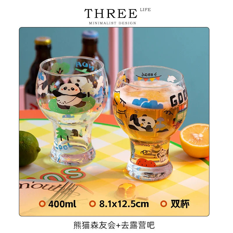 Beer Cup Girl Cute Household Juice Cup Creative Draft Beer Glass | Mori You