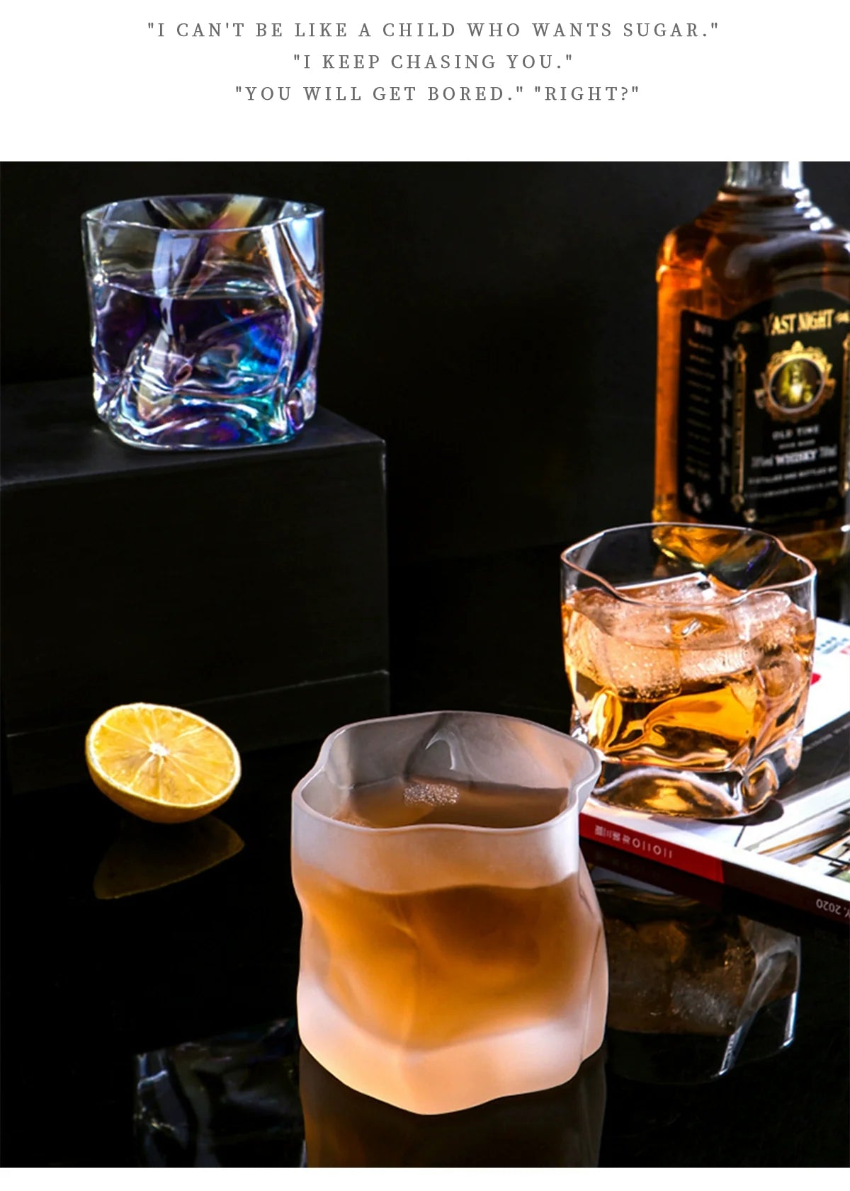 Tlife · Twist · Cup Whiskey High-end Nordic Minimalist Glass High Temperature Living Room | Twist