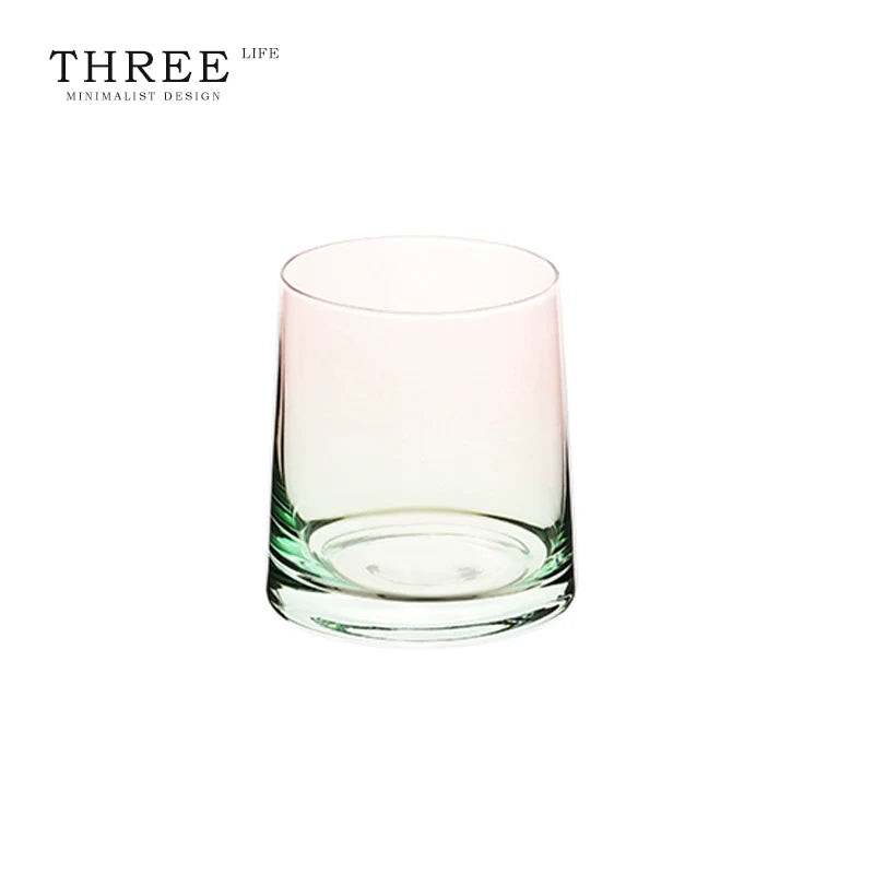 Glass high value cup high sense whisky glass water cup | overflow color
