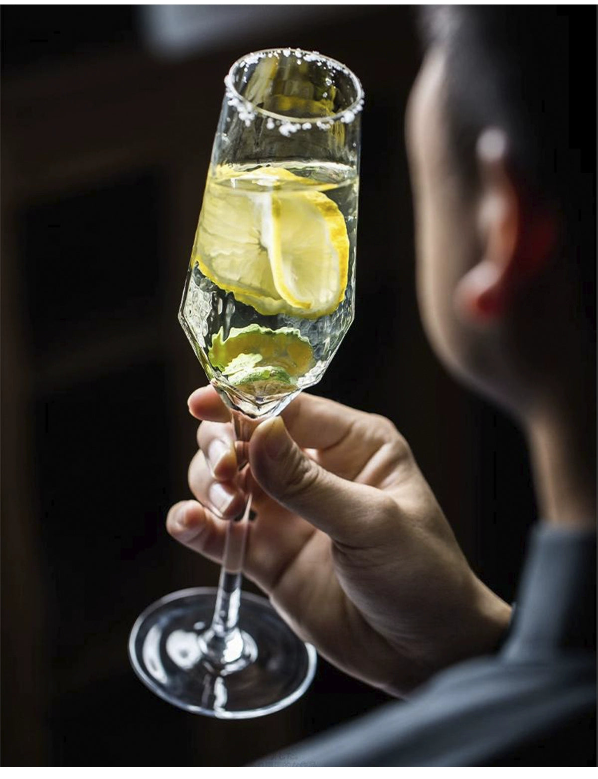 European glass goblet wine glass cocktail glass champagne glass | ice edge
