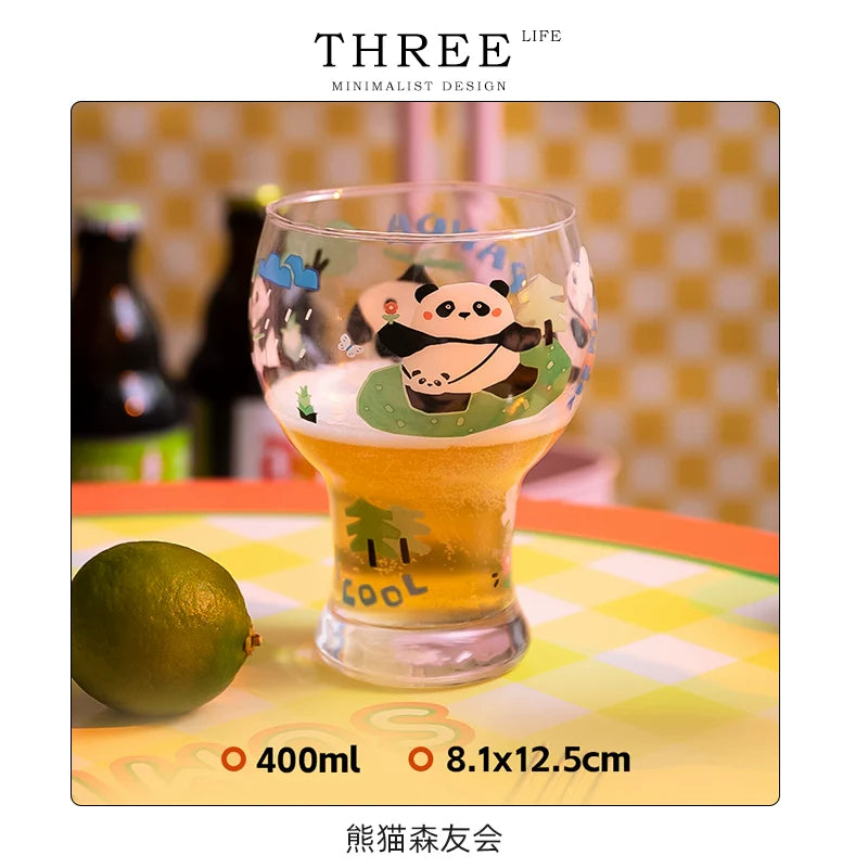 Beer Cup Girl Cute Household Juice Cup Creative Draft Beer Glass | Mori You
