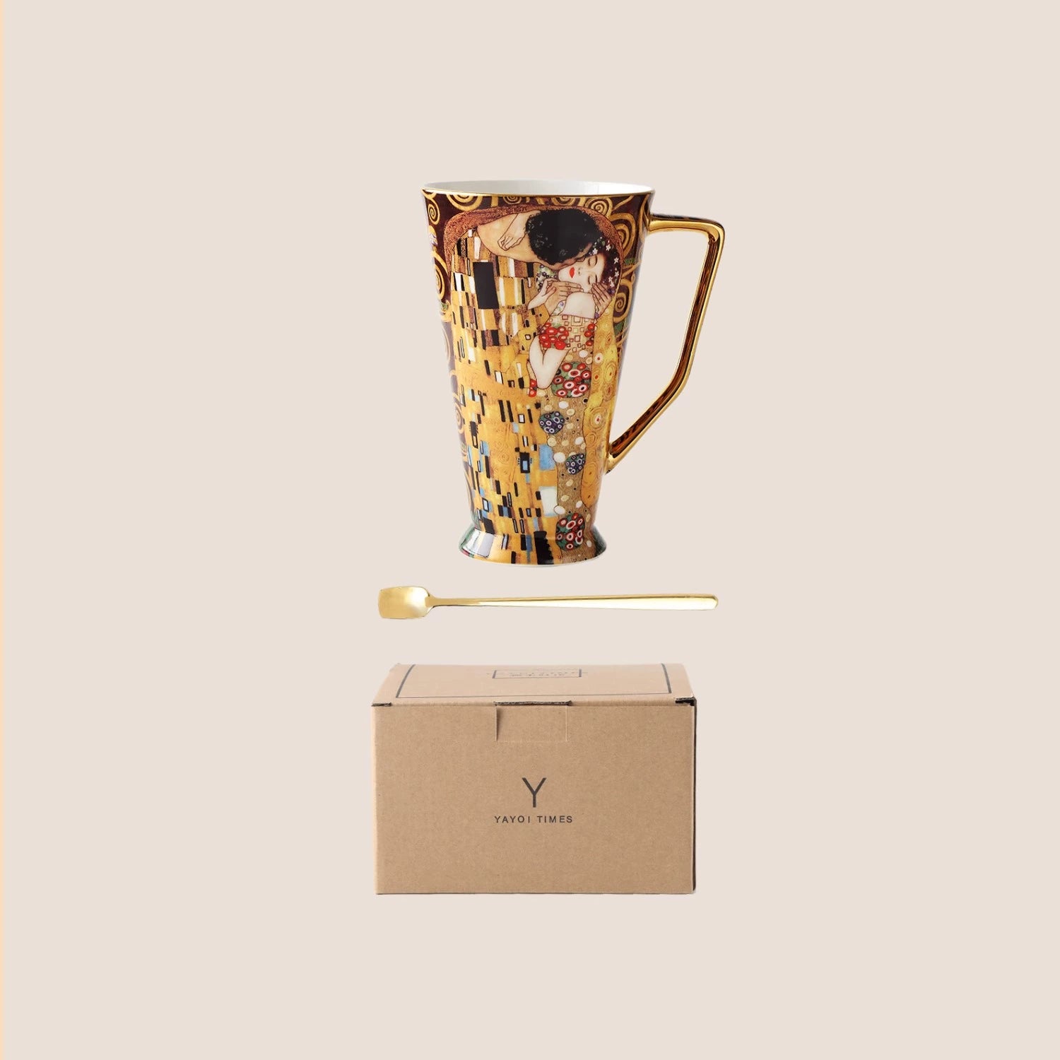 Afternoon Tea Mug European Small Luxury Cup Rimt Famous Painting Gift Box