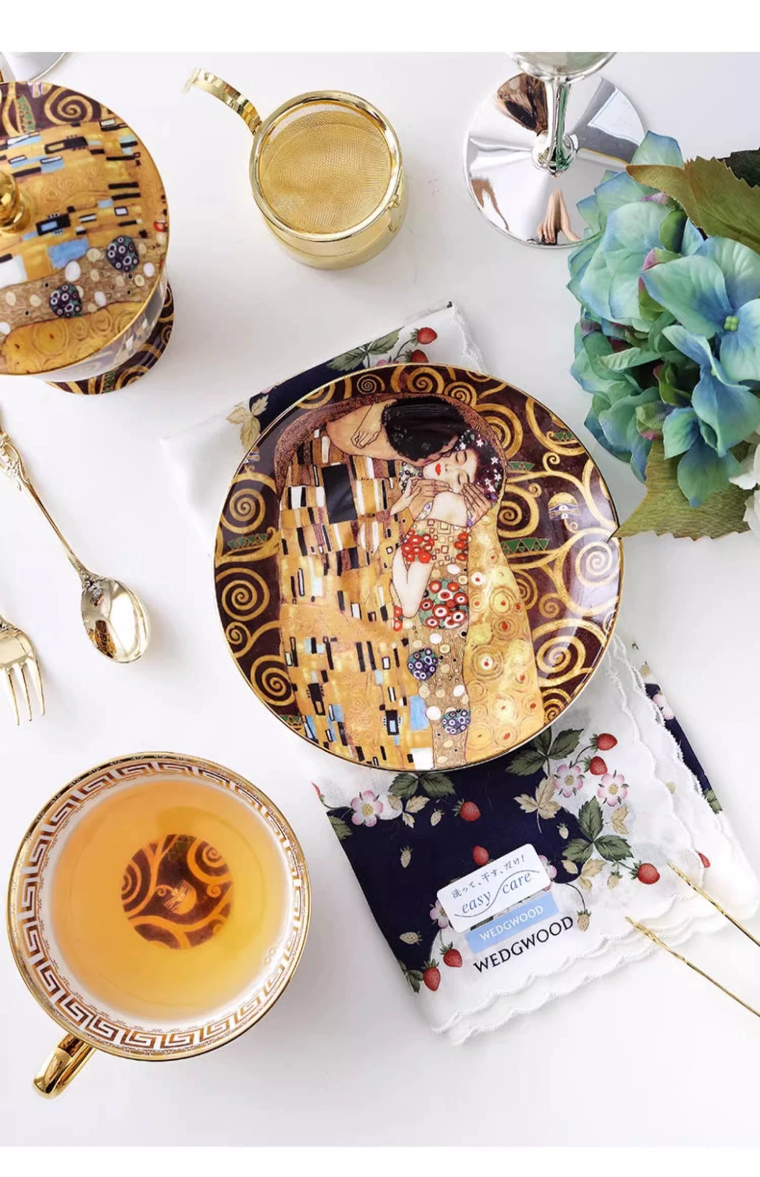 Afternoon Tea Mug European Small Luxury Cup Rimt Famous Painting Gift Box