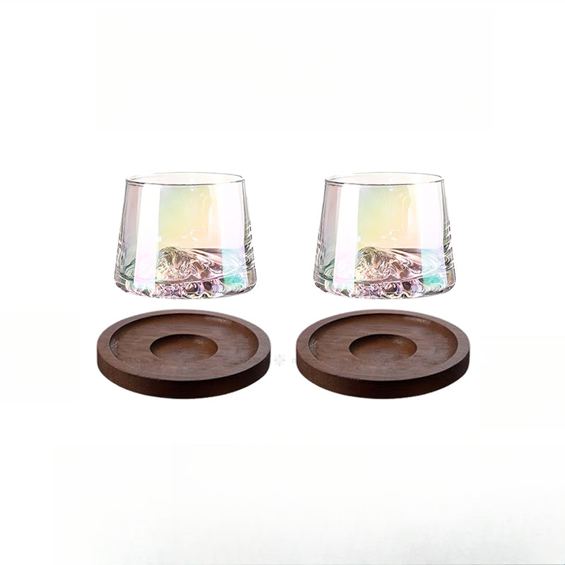 Shu Snow Mountain · Suns Whiskey Glass Glacier Glass Spirits Foreign Wine Cup Guanshan Cup for Men