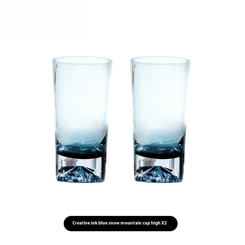 Cups, glasses, high-end whiskey wine glasses, foreign wine glasses, crystal household | Snow Mountain