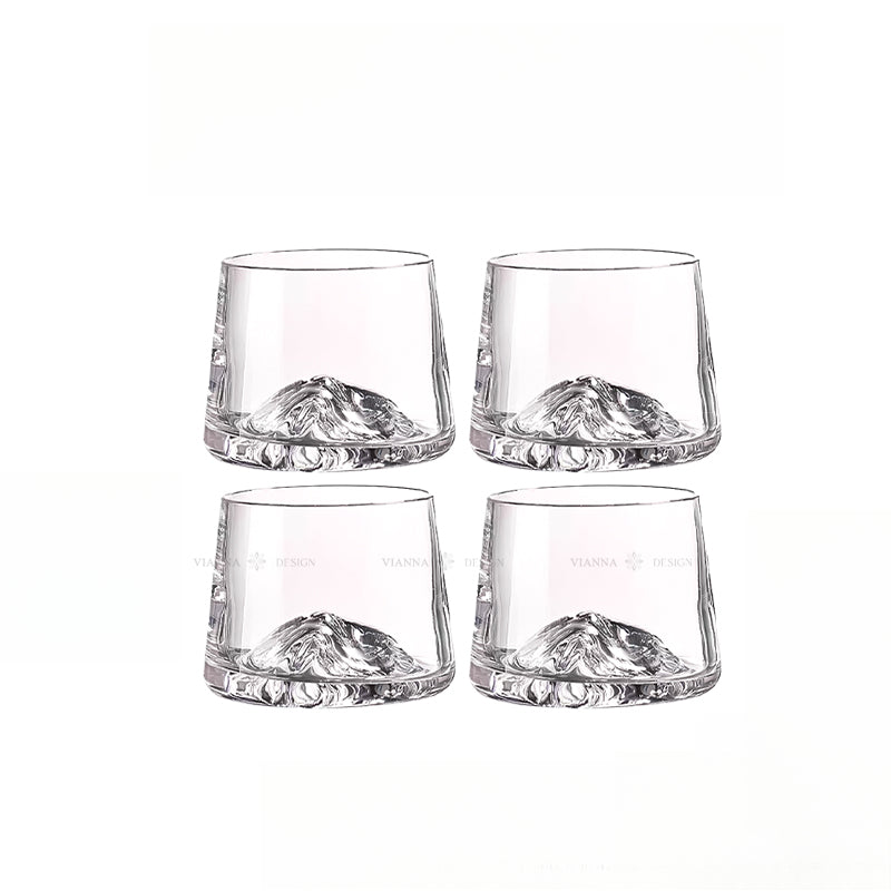 Shu Snow Mountain · Suns Whiskey Glass Glacier Glass Spirits Foreign Wine Cup Guanshan Cup for Men