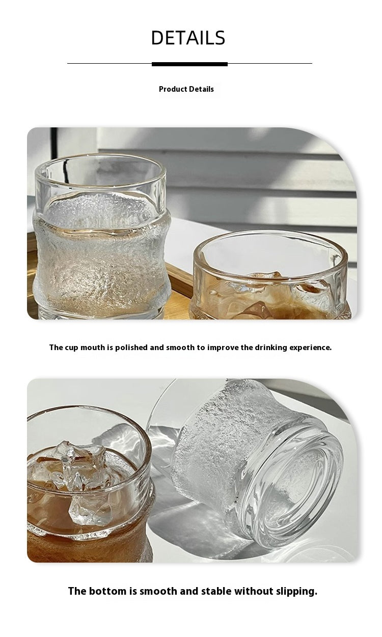Cup Glass Japanese Creative Personality Whiskey Cup Creative Coffee Cup | Hanging Ice