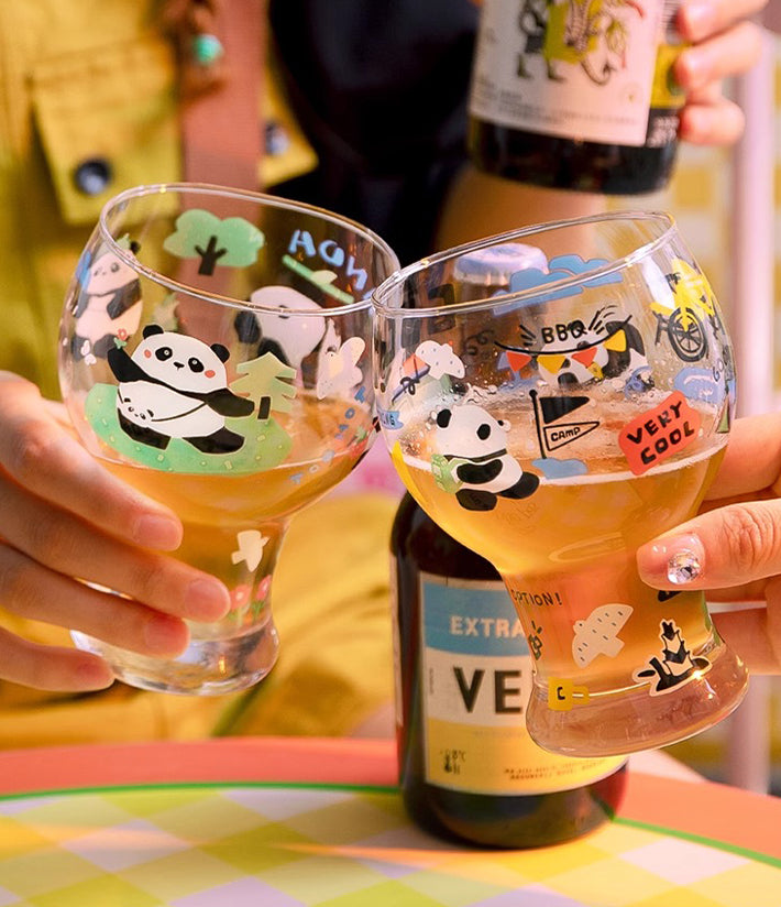 Beer Cup Girl Cute Household Juice Cup Creative Draft Beer Glass | Mori You