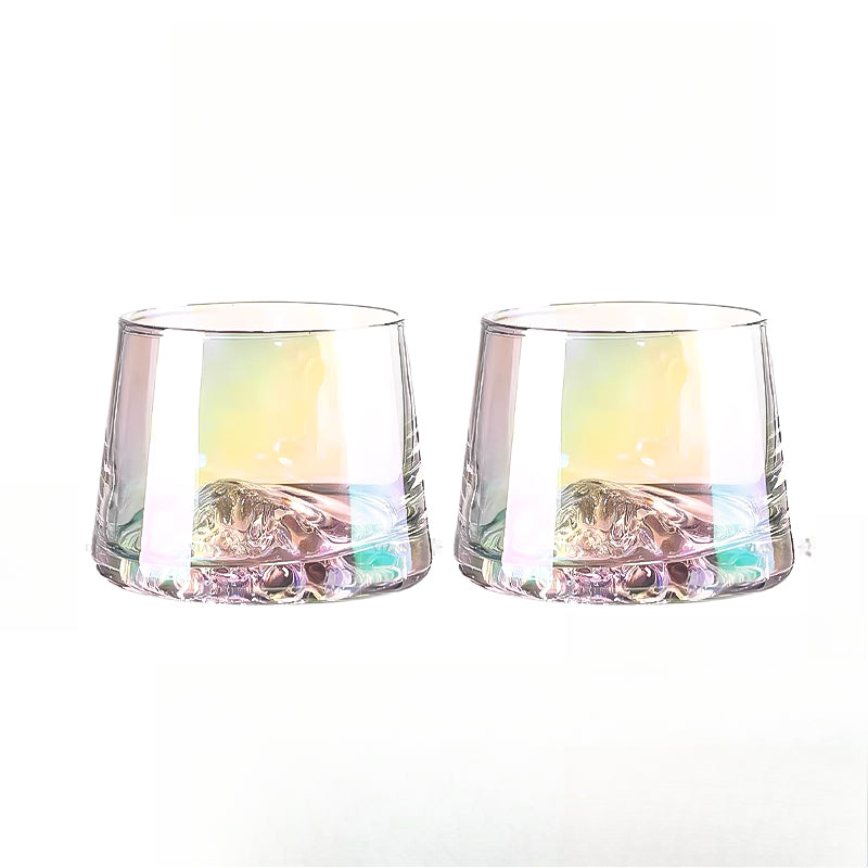 Shu Snow Mountain · Suns Whiskey Glass Glacier Glass Spirits Foreign Wine Cup Guanshan Cup for Men
