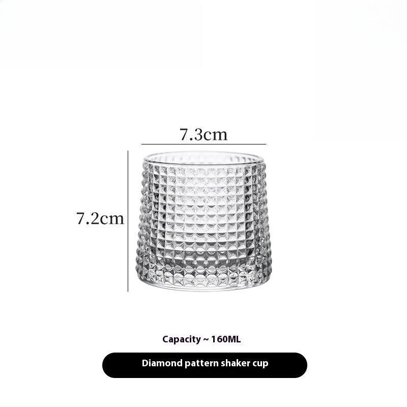 Tlife · Whirling · Cup with Thickened Glass Tumbler Wine Glass Rotary Cup Foreign Wine Cup | Rotate