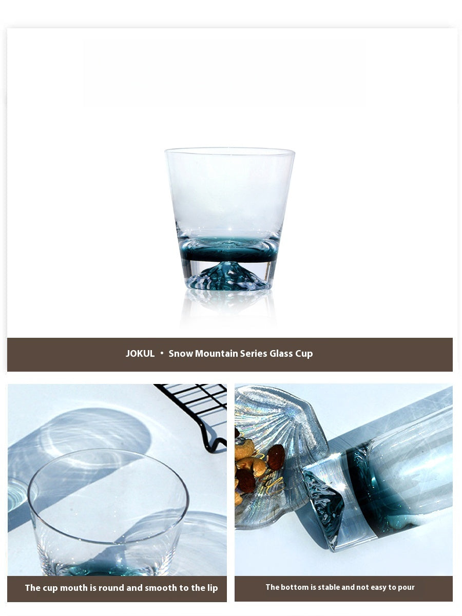 Cups, glasses, high-end whiskey wine glasses, foreign wine glasses, crystal household | Snow Mountain