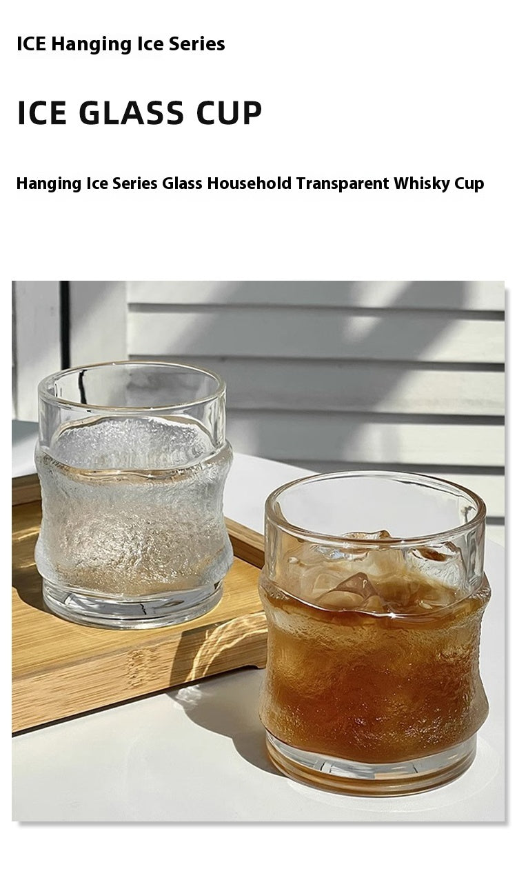 Cup Glass Japanese Creative Personality Whiskey Cup Creative Coffee Cup | Hanging Ice
