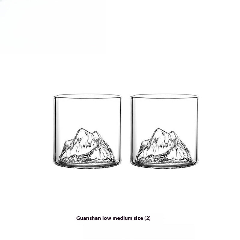 Cups Household high-end whiskey beer cups Foreign wine cups Handmade water cups | Guanshan