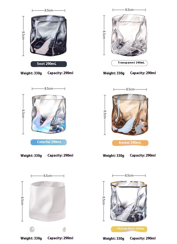 Tlife · Twist · Cup Whiskey High-end Nordic Minimalist Glass High Temperature Living Room | Twist
