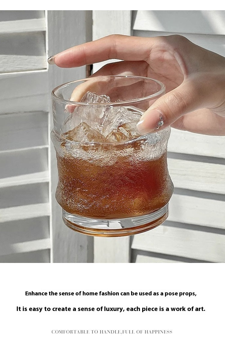 Cup Glass Japanese Creative Personality Whiskey Cup Creative Coffee Cup | Hanging Ice