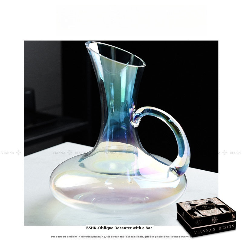 Rainbow Burgundy Glass Wine Glass Goblet Champagne Glass Wine Glass
