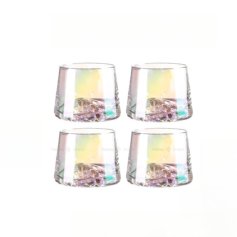 Shu Snow Mountain · Suns Whiskey Glass Glacier Glass Spirits Foreign Wine Cup Guanshan Cup for Men