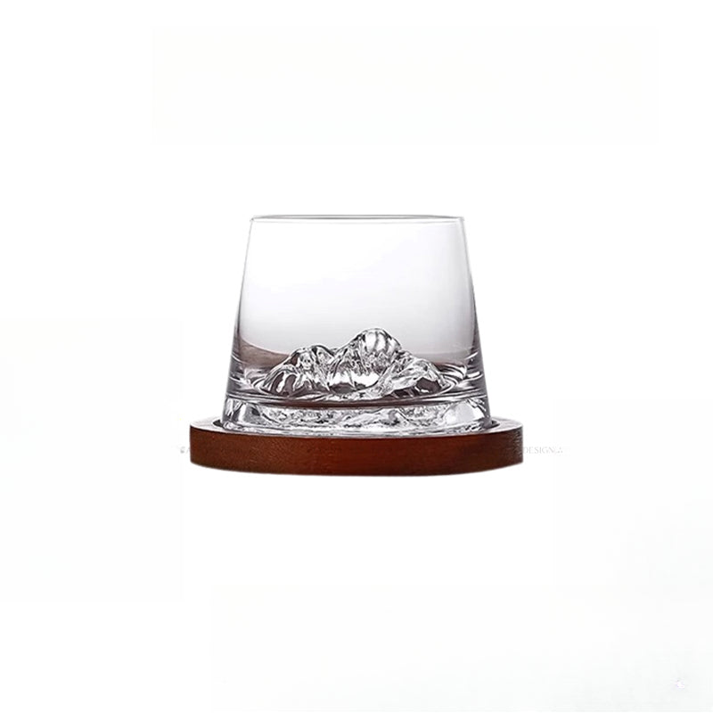 Shu Snow Mountain · Suns Whiskey Glass Glacier Glass Spirits Foreign Wine Cup Guanshan Cup for Men