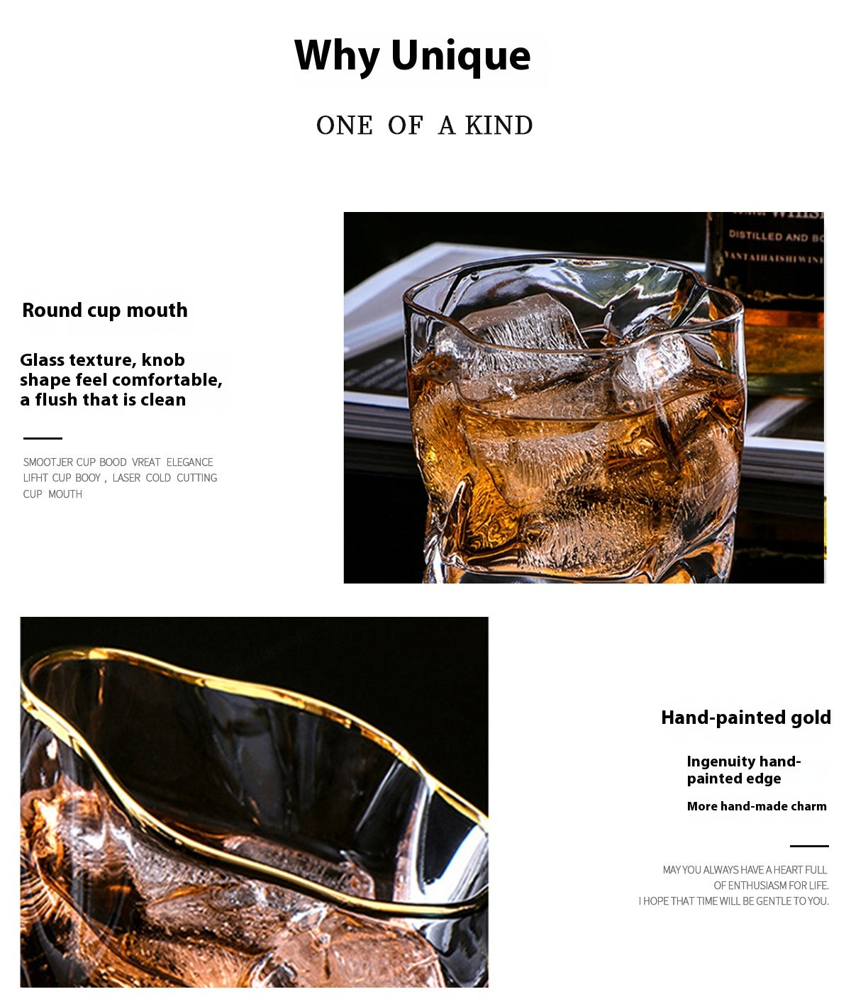Tlife · Twist · Cup Whiskey High-end Nordic Minimalist Glass High Temperature Living Room | Twist